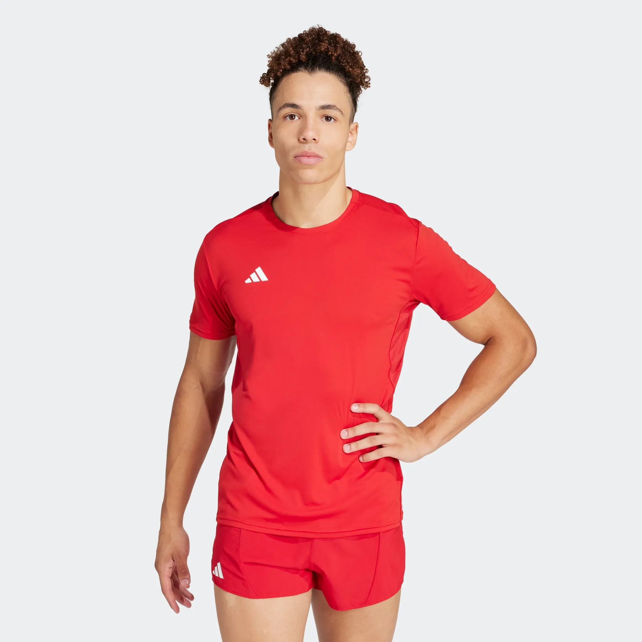 Футболка для бега adidas Performance "ADIZERO E TEE", цвет Team Power Red 2