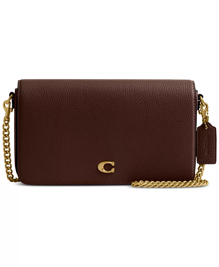 

Сумка через плечо Mila из кожи COACH, коричневый