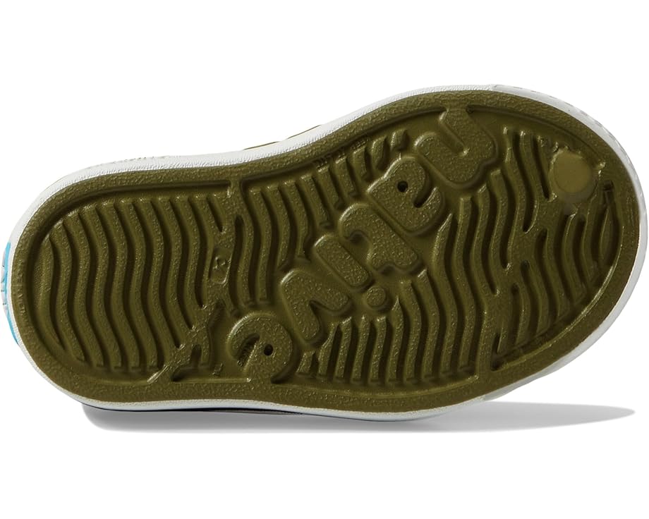 Кроссовки Native Shoes Kids Jefferson, цвет Rookie Green/Shell White — фото 3