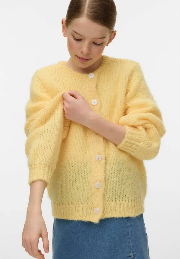 Кардиган strickjacke vmwilo strickjacke Vero Moda Girl, Pale Banana — фото 2
