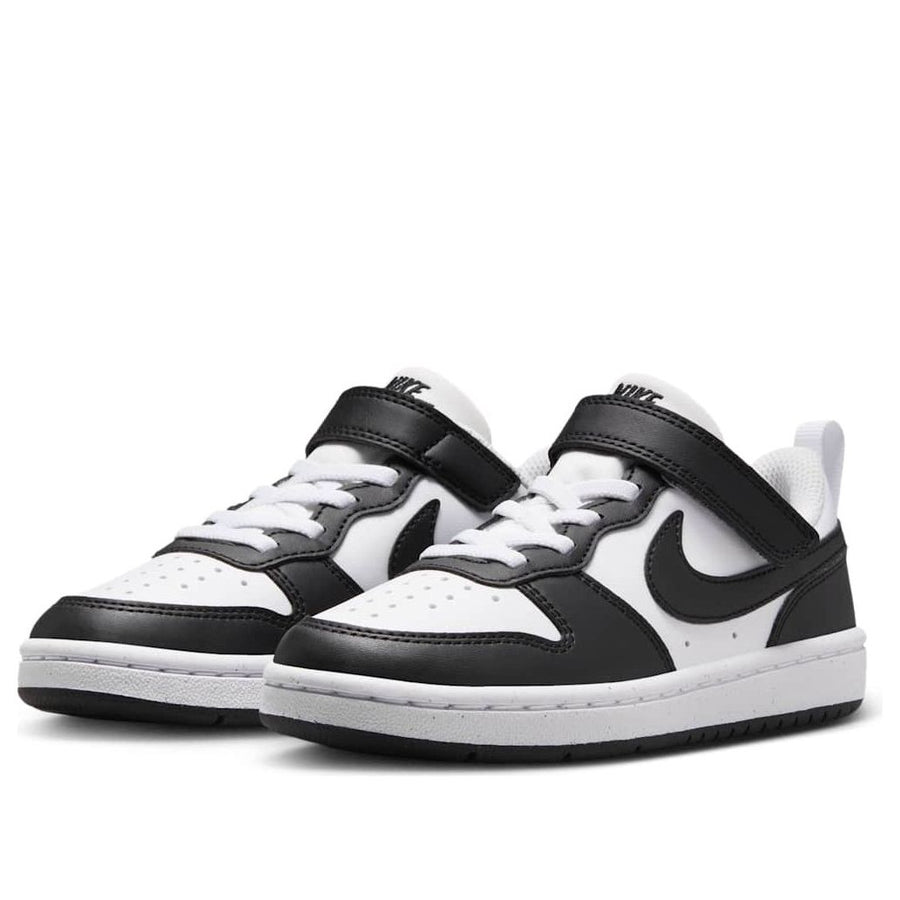 Кроссовки (PS) Nike Court Borough Low Recraft 'White Black', белый — фото 3