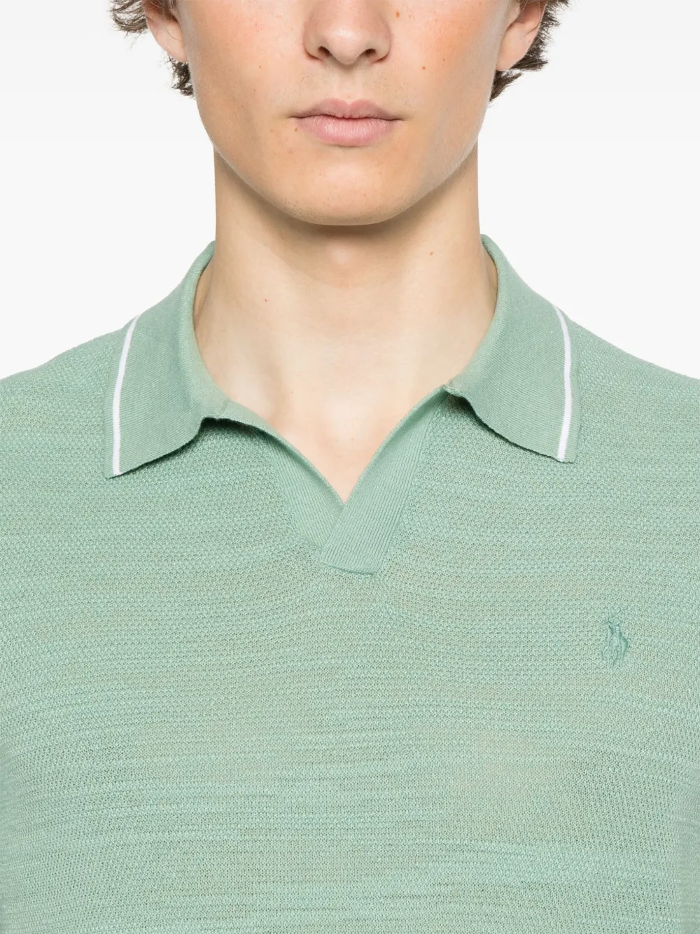 Рубашка поло с вышивкой Polo Pony POLO RALPH LAUREN, зеленый — фото 4