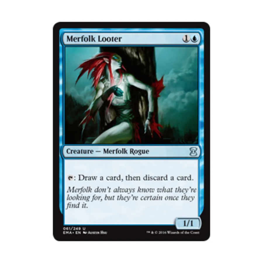 

CCG Мерфолк-мародер (U) (фольга), MTG - Eternal Masters