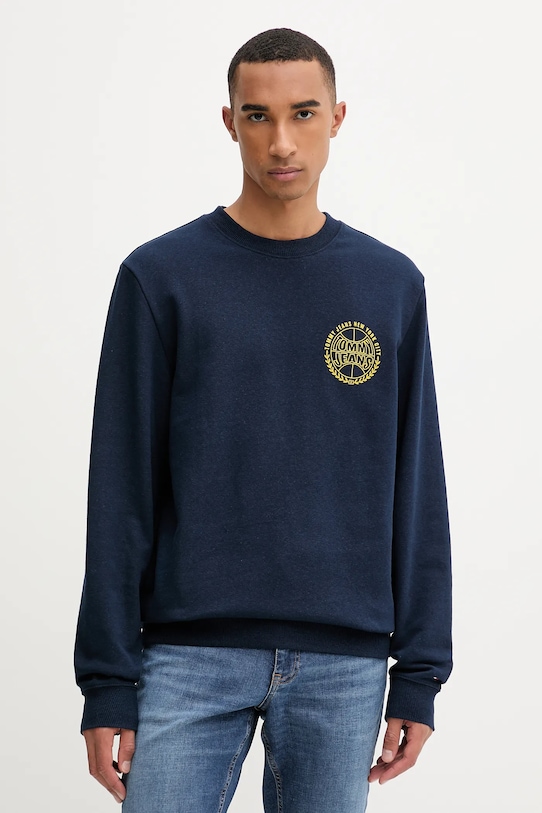 

Хлопковая толстовка Tommy Jeans, темно-синий
