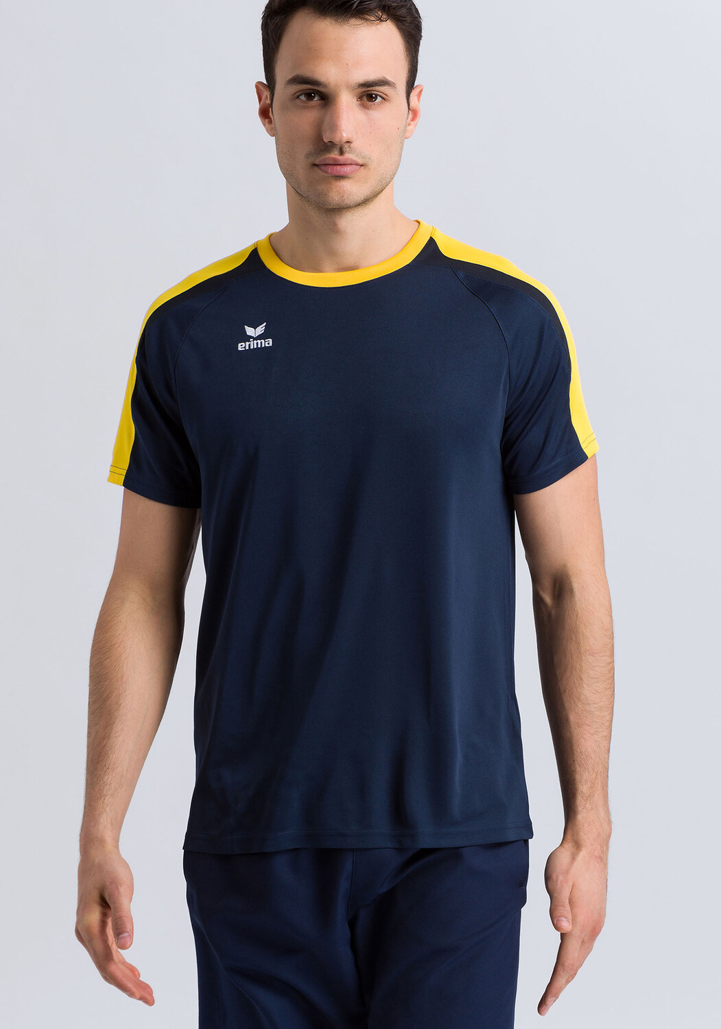 

Футболка erima Liga 2.0, цвет new navy/gelb/dark navy