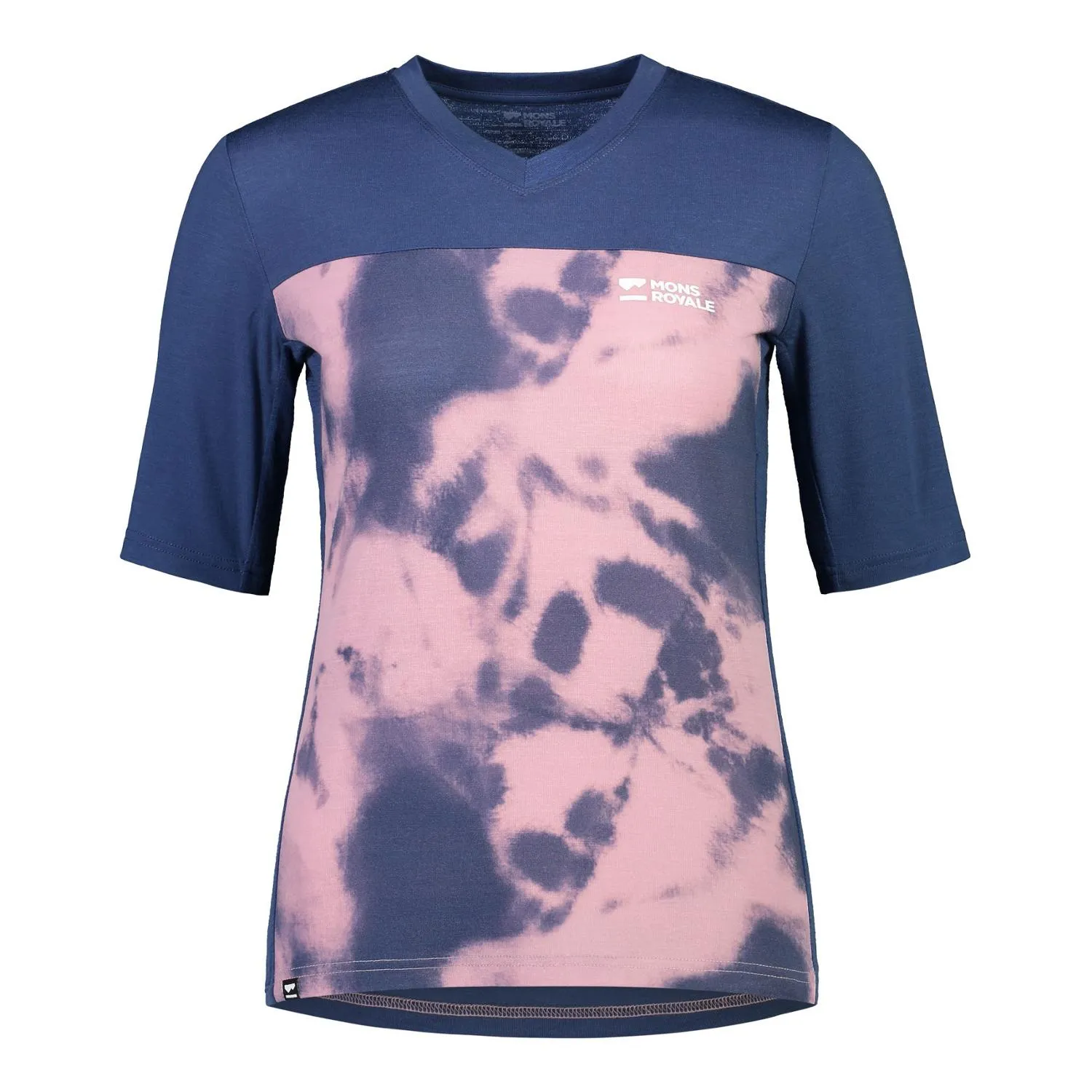 

Женская велосипедная майка Redwood Enduro VT Mons Royale, Denim Tie Dye