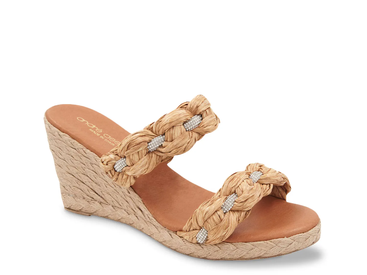 Сандалии Nolita Wedge Sandal Andre Assous, цвет natural