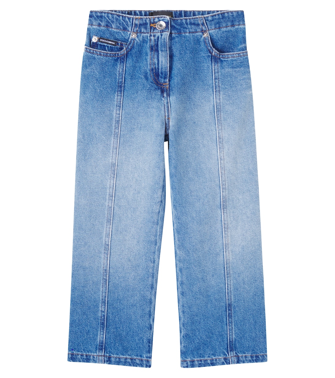 

Лого джинсы с широкими штанинами Dolce&Gabbana Kids, Variante Abbinata