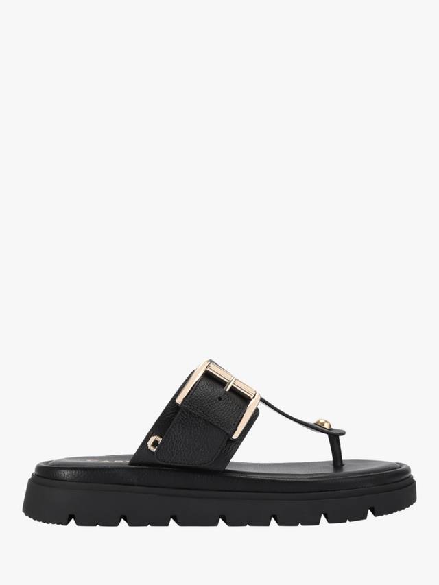 Кожаные босоножки-муле Pavilion с t-образной перемычкой Carvela, Black