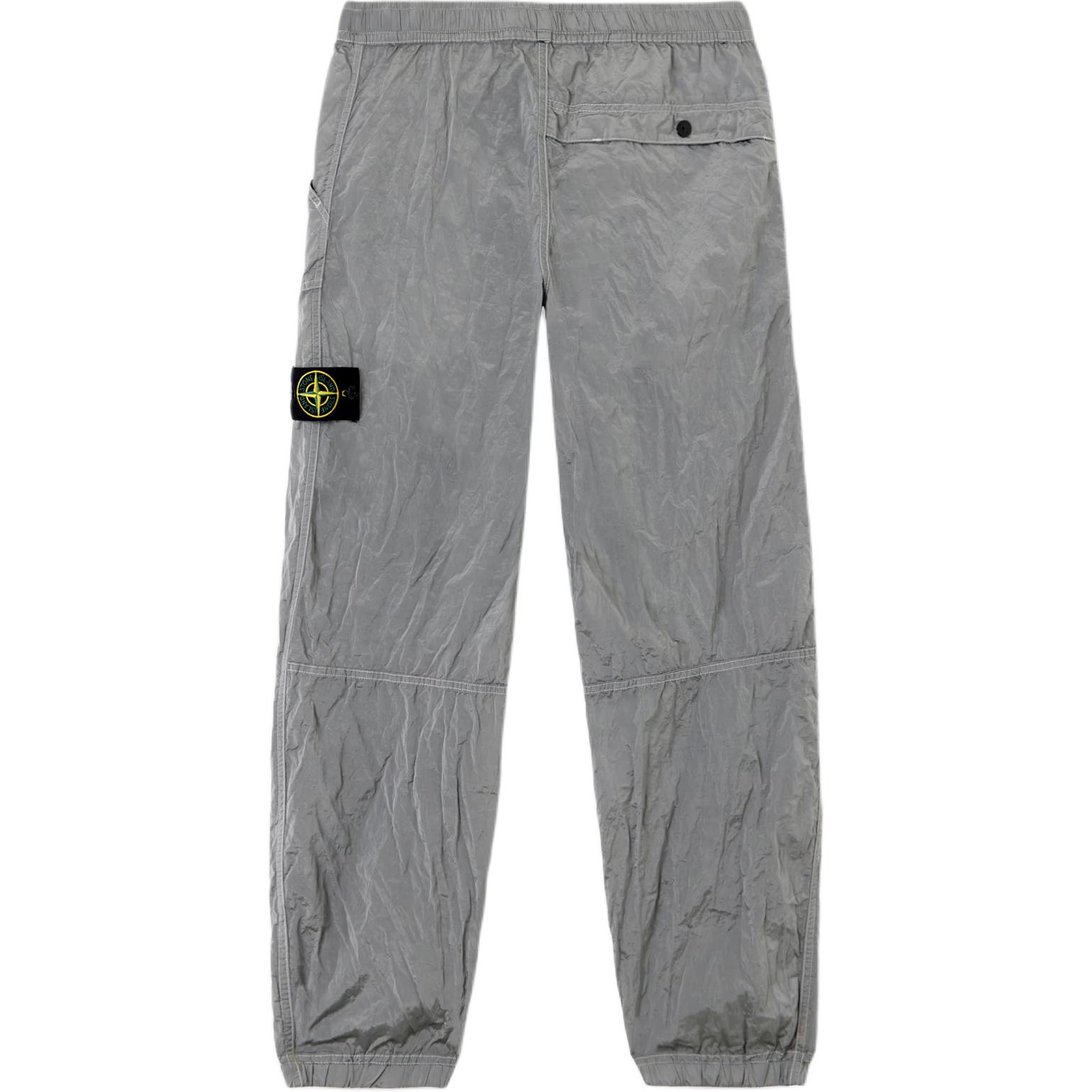 SS25 Вязаные спортивные штаны Men's Pearl Gray STONE ISLAND, серый — фото 3
