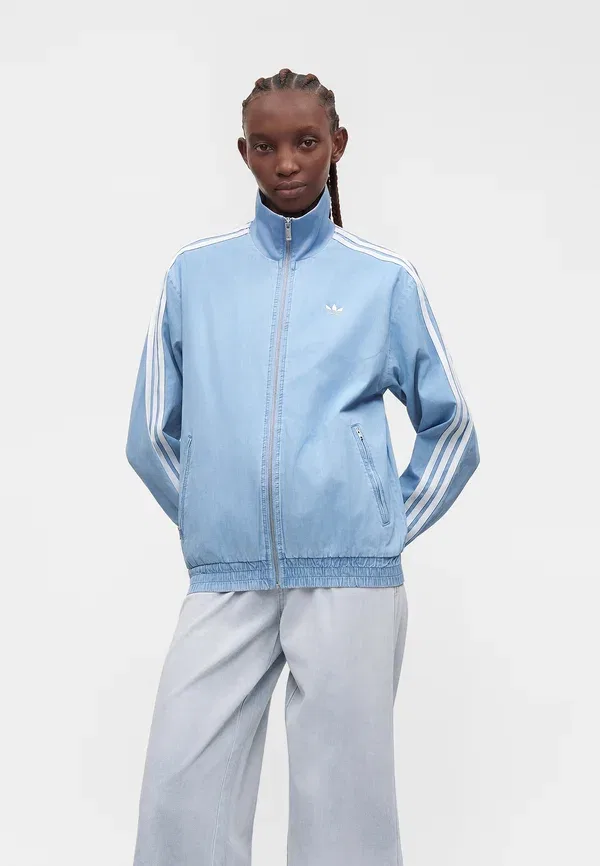Джинсовая куртка Adidas Originals, светлый деним — фото 4