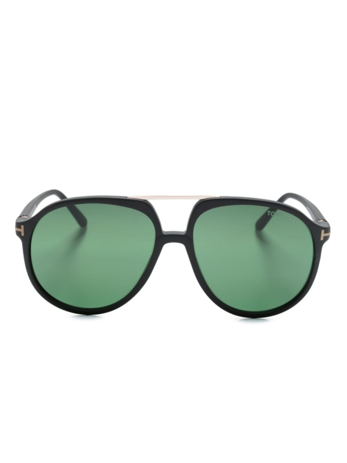 

TOM FORD Eyewear солнцезащитные очки Archie в круглой оправе, черный