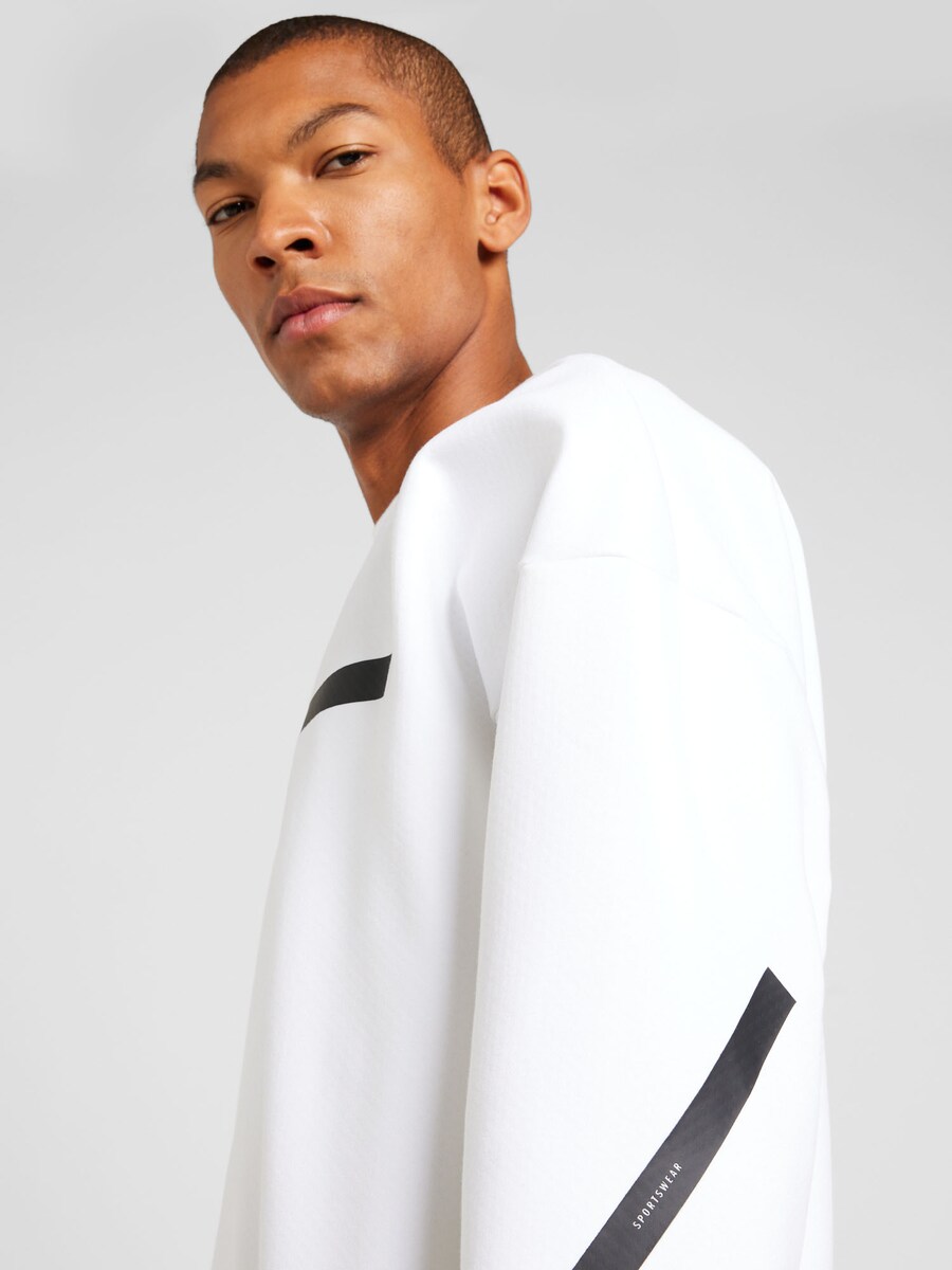 Свитер с капюшоном на молнии ADIDAS SPORTSWEAR Athletic Sweatshirt Z.N.E., белый — фото 3