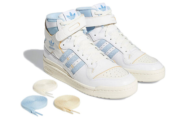 Кроссовки форум 84 высокие Adidas, белый — фото 4