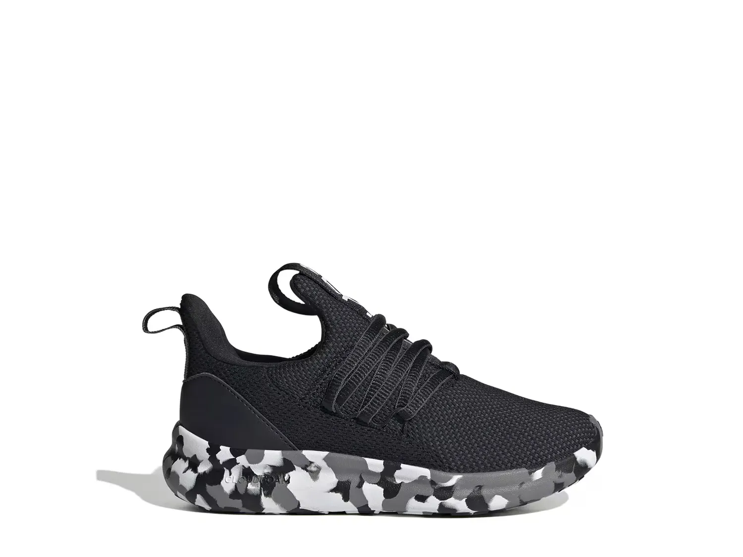 Кроссовки Lite Racer Adapt 7.0 Slip-On — детские Adidas, Black/White — фото 3