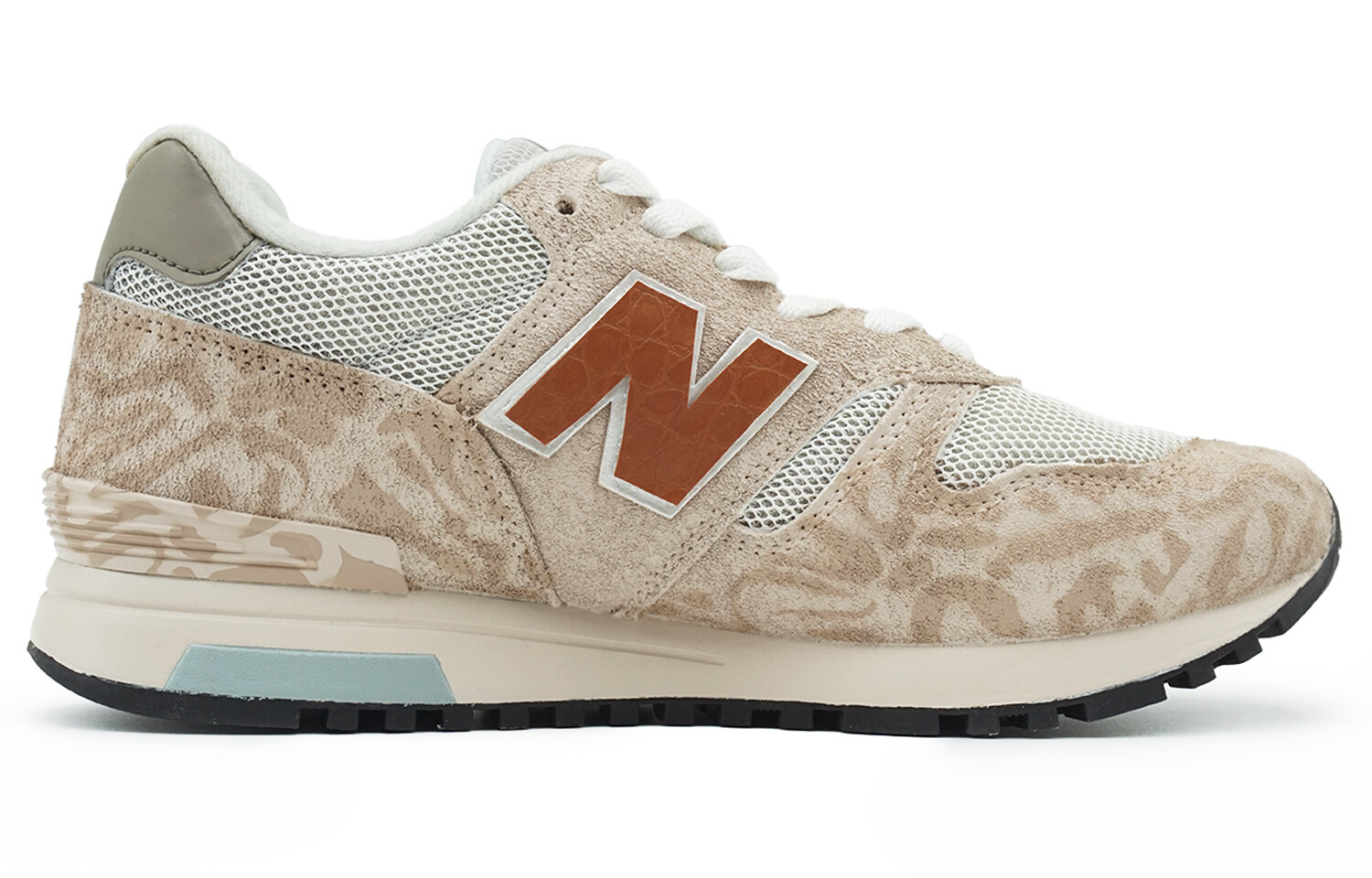 

Кроссовки NB 565 унисекс с низким верхом белый/коричневый New Balance