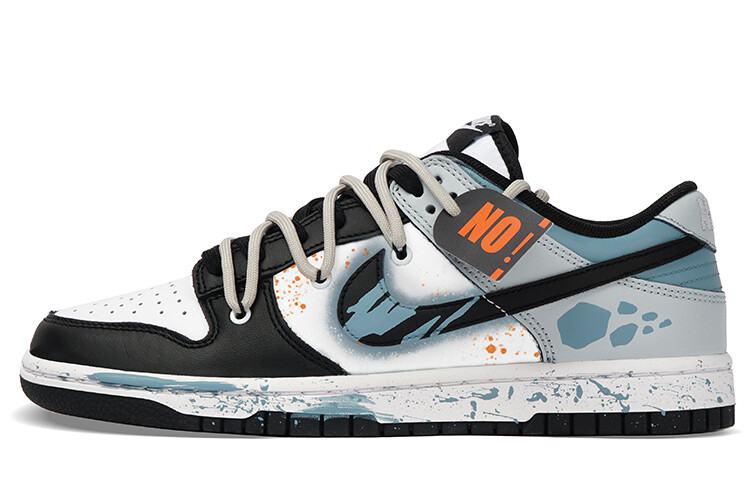

Кроссовки Nike Dunk Skateboarding Shoes Unisex Low-top Black/Blue, черный/синий