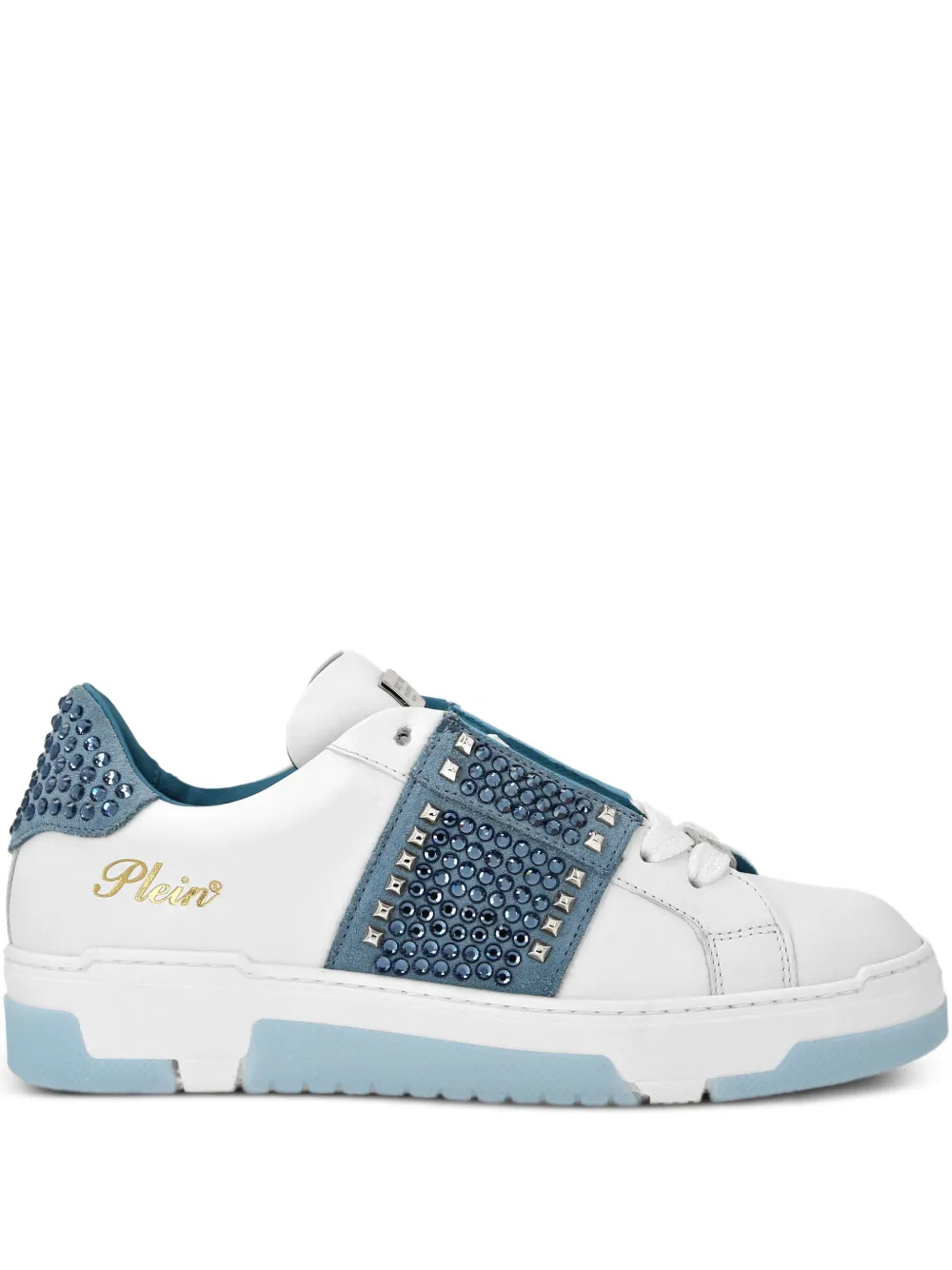 

Кеды с заклепками Philipp Plein, синий