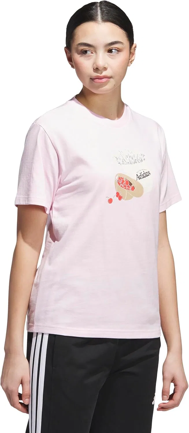 Футболка женская adidas, Clear Pink — фото 2