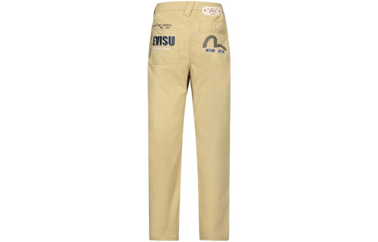 

Повседневные брюки мужские бежевые Evisu, цвет Apricot