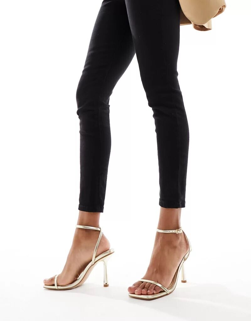 Simmi London – Damira – нежные золотые босоножки с ремешками SIMMI Shoes — фото 3