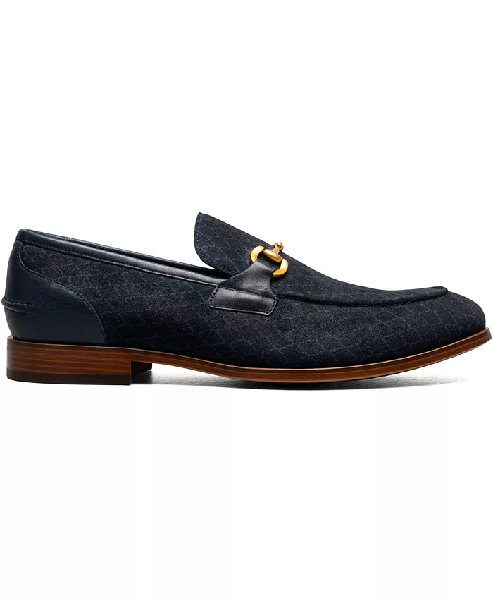 Мужские ботинки Brinkley Moc Toe с металлической вставкой на подъеме Stacy Adams, синий — фото 3