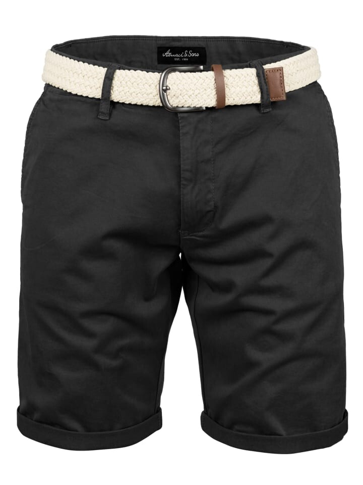 

Тканевые шорты Amaci&Sons, черный
