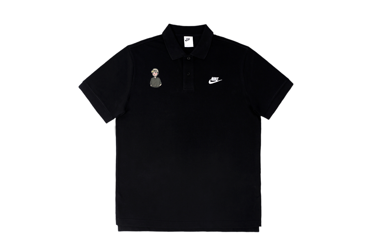 

Nike Спортивная поло унисекс черная