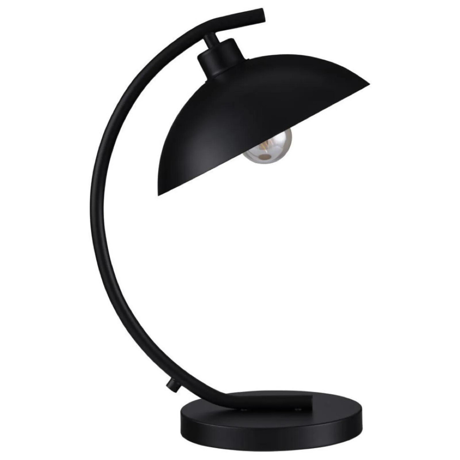 

Настольная лампа click-licht, 13,5x13,5x40 см, черный/золотой