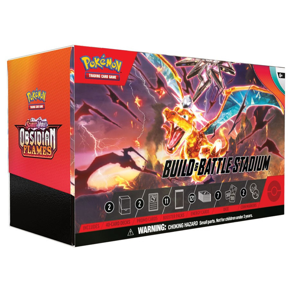 

Карточная игра The Pokemon Company Int'l Pokemon TCG: Scarlet & Violet: Obsidian Flames - Build & Battle Stadium