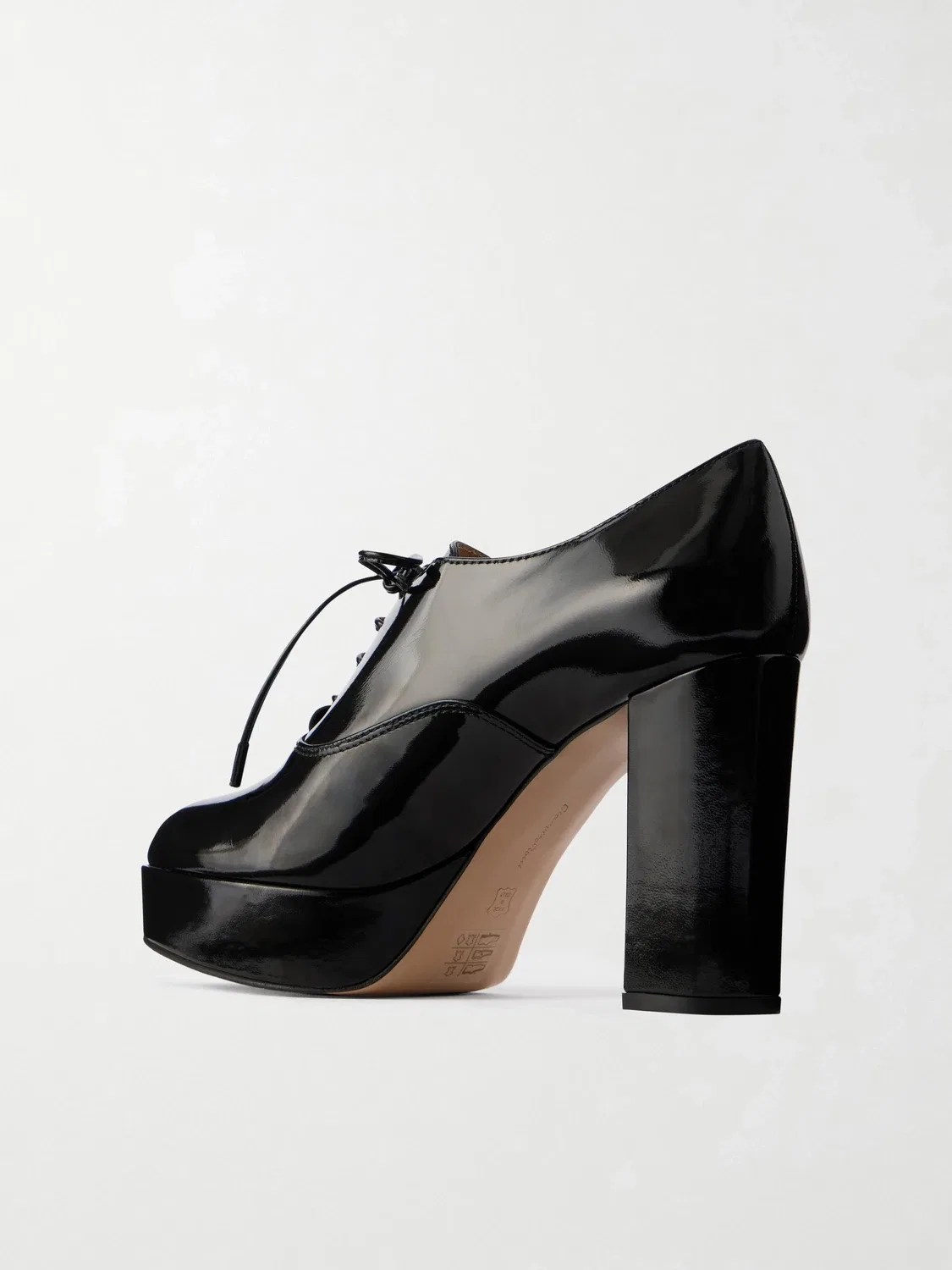 Кожаные туфли-лодочки Ricky 70 Gianvito Rossi, черный — фото 3