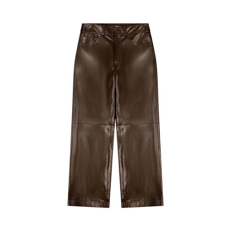 

Брюки Entire Studios Straight Leg Pants 'Pecan', коричневый