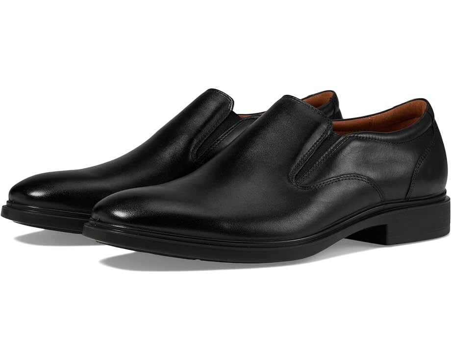 

Лоферы Florsheim Forecast Plain Toe Slip-On, цвет Black Smooth