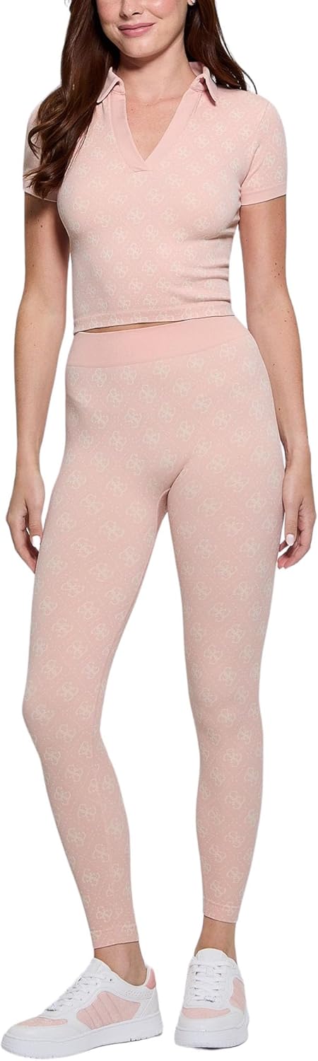 

Женские бесшовные леггинсы GUESS 4g Rhombus, 4G Single Rhombus Pink Roses