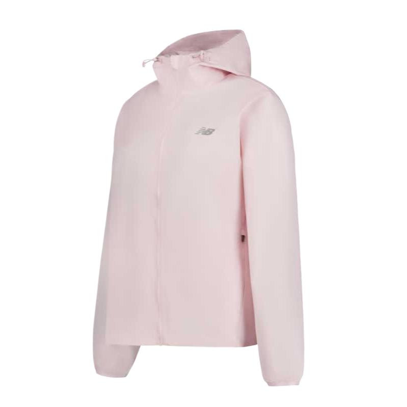 

New Balance Ветровка женская водоотталкивающая светло-розовая, Light Pink