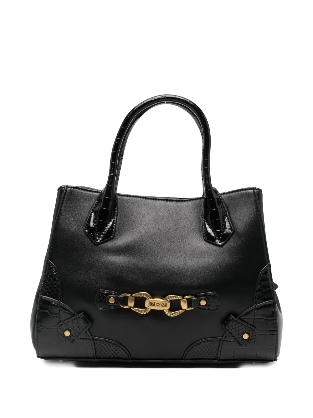 

Сумка-тоут с логотипом Just Cavalli, черный