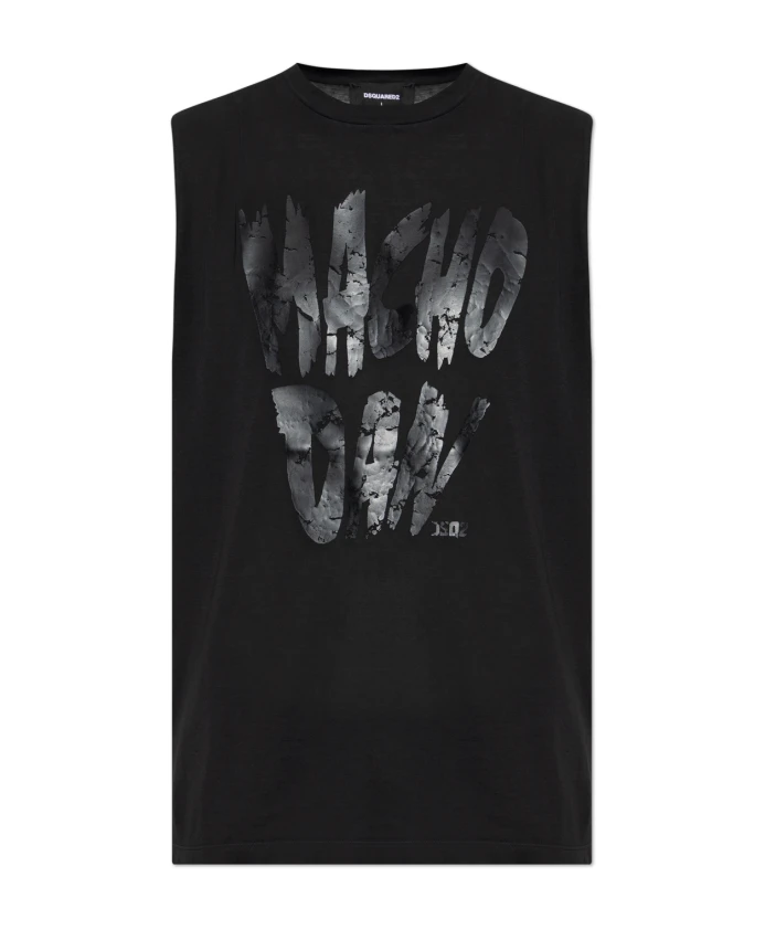 

Футболка с принтом Dsquared2, черный