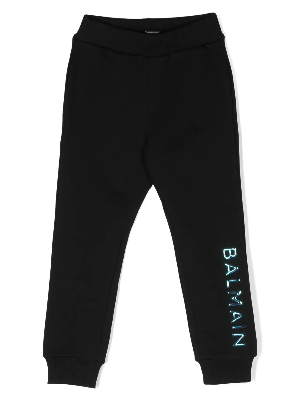 

Спортивные брюки с логотипом Balmain Kids, черный