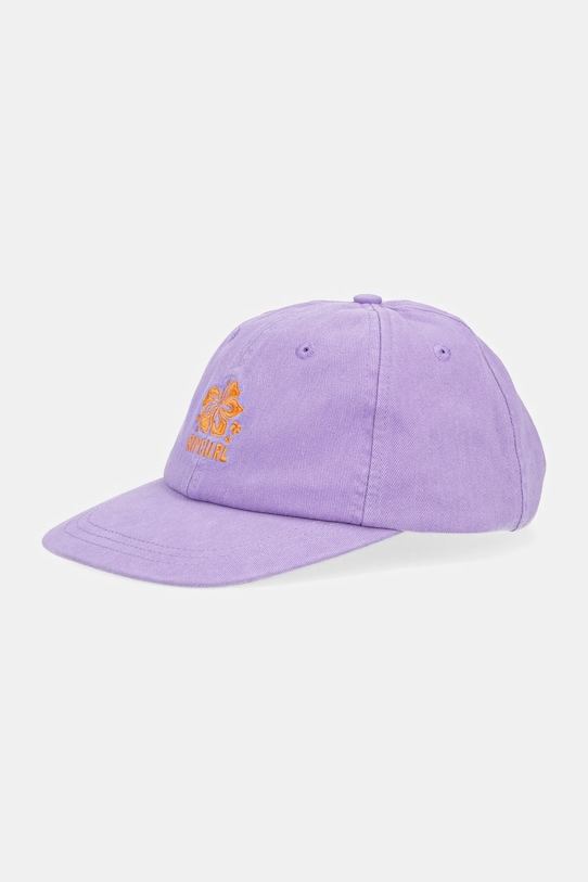 

Хлопковая кепка с козырьком Rip Curl, фиолетовый