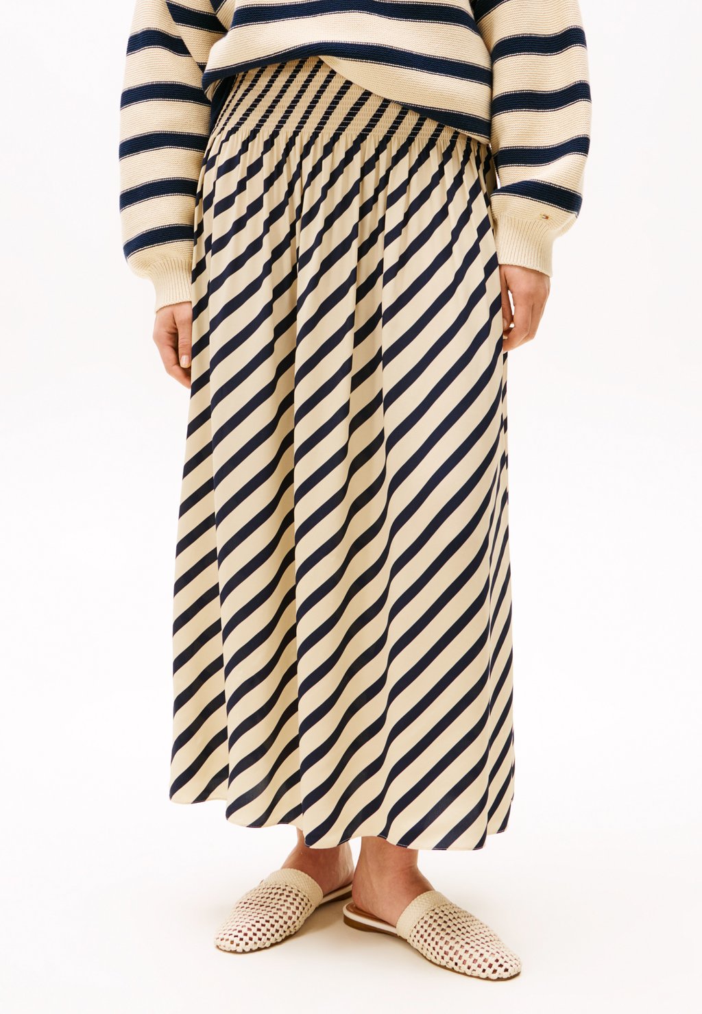 

Юбка А-силуэта SOFIA RICHIE GRAINGE LONG FLUID SKIRT Tommy Hilfiger, светло-голубой