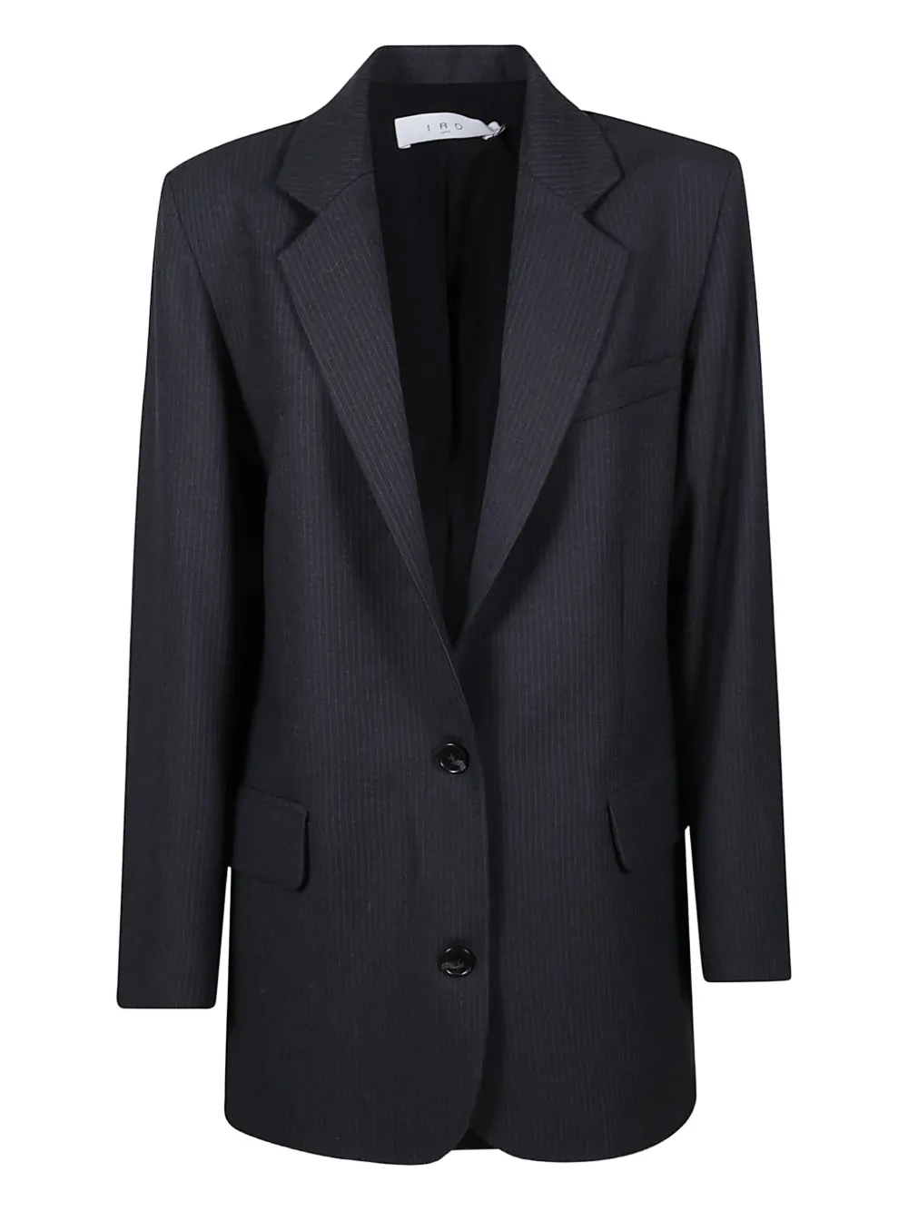 

Жакет Guilda в полоску с пуговицами Iro, черный