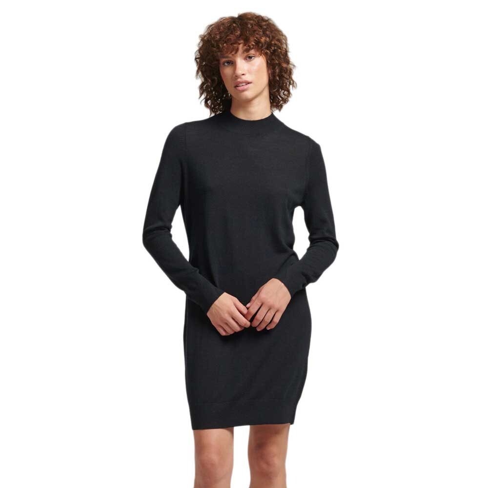 

Платье Superdry Studios Merino Mini, черный