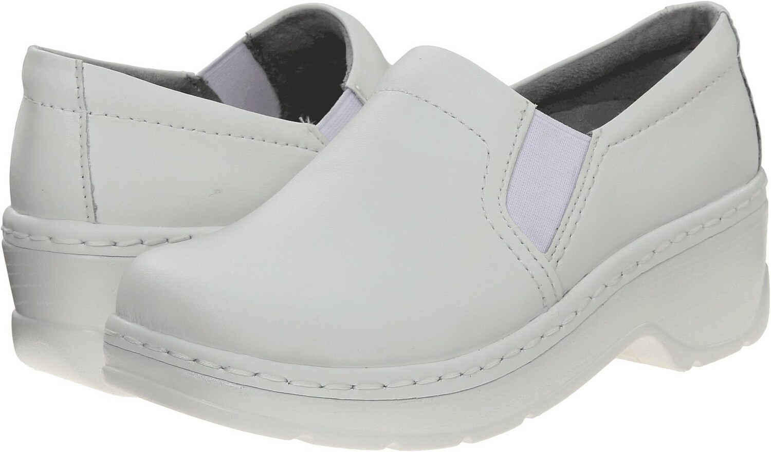 Сабо Naples Klogs Footwear, белая кожа