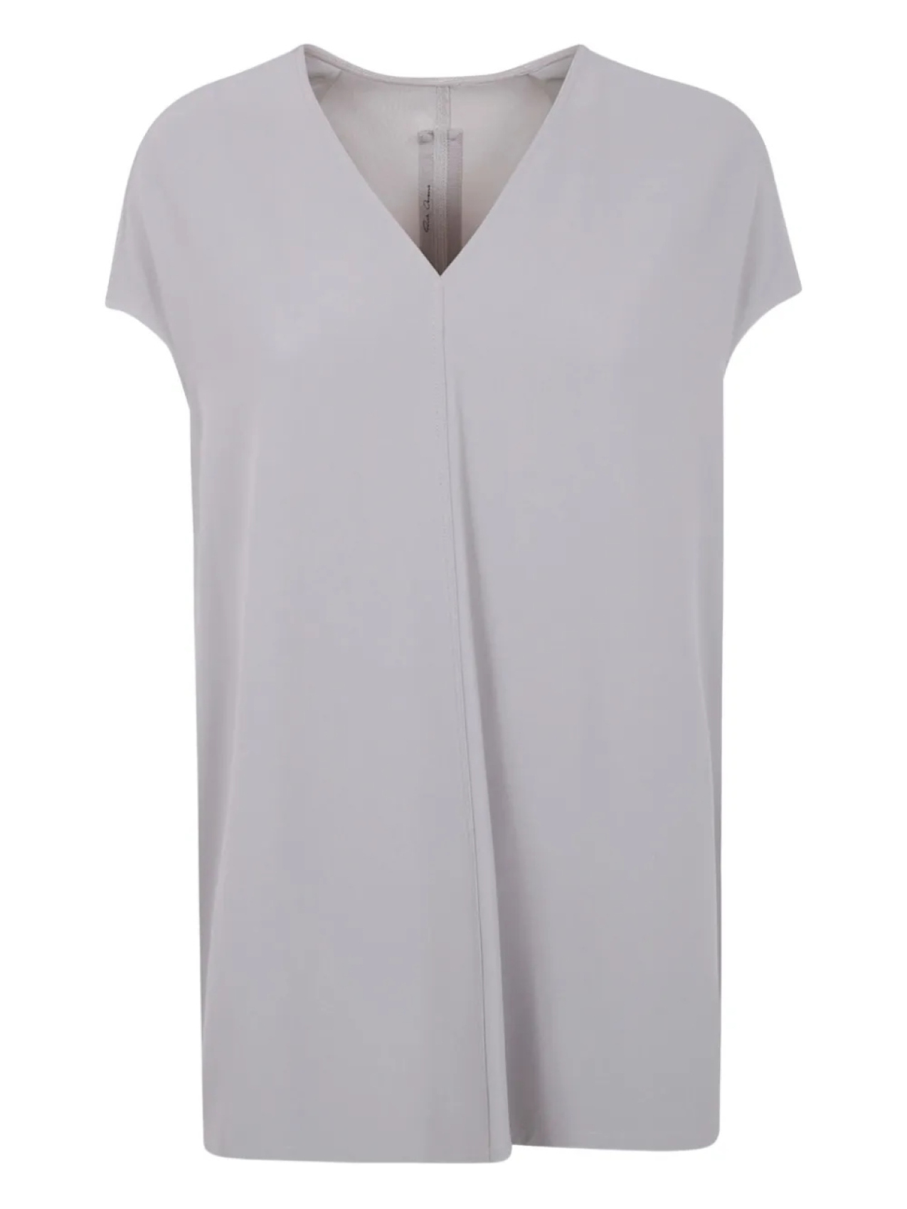 

Блузка Rick Owens с v-образным вырезом и короткими рукавами, нейтральный