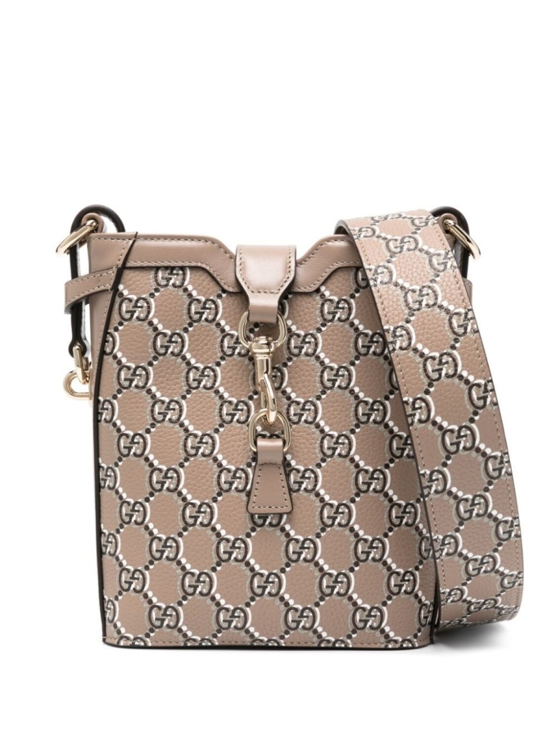 

Сумка-ведро Gucci GG, нейтральный цвет