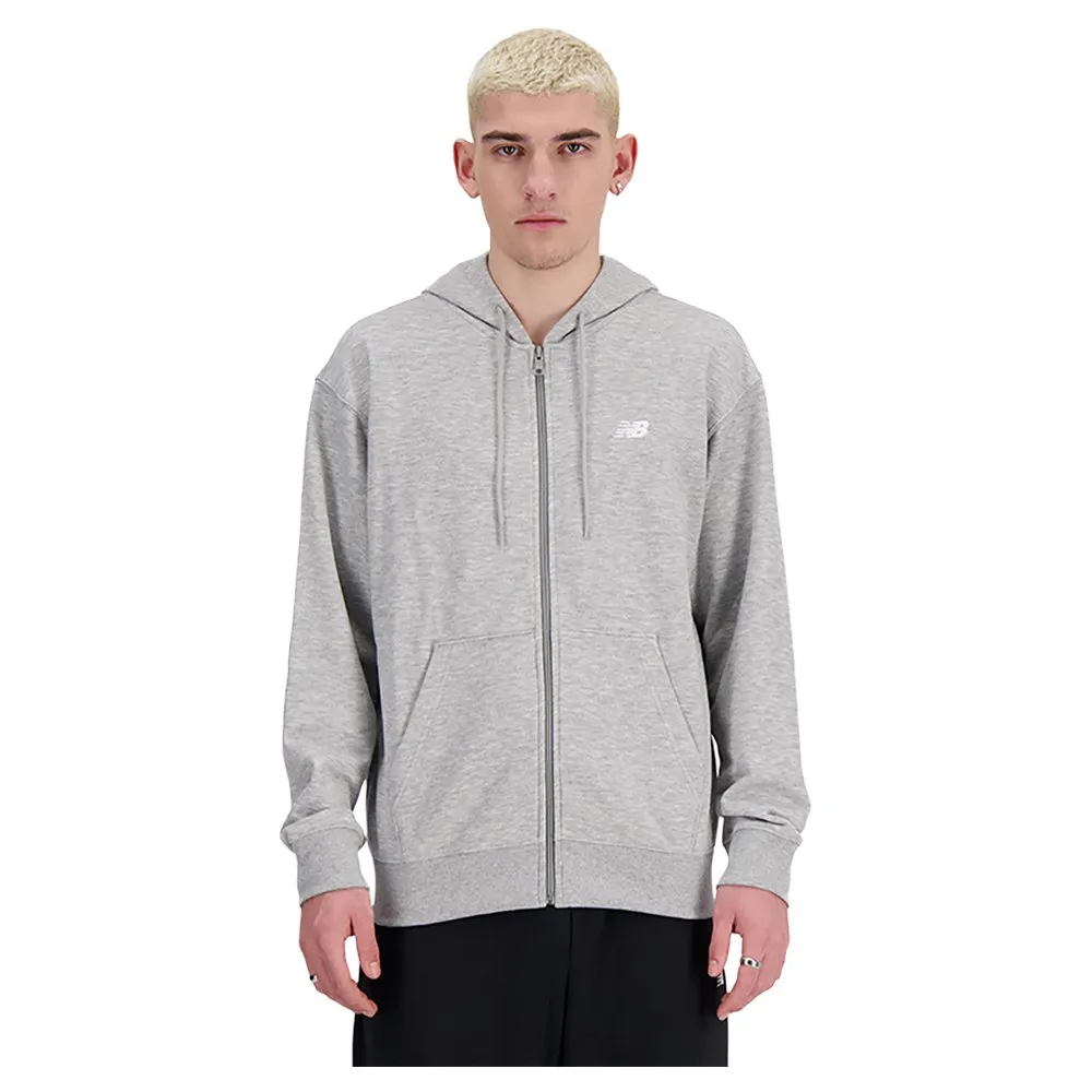 

Толстовка New Balance Sport Essentials Logo full zip, серый