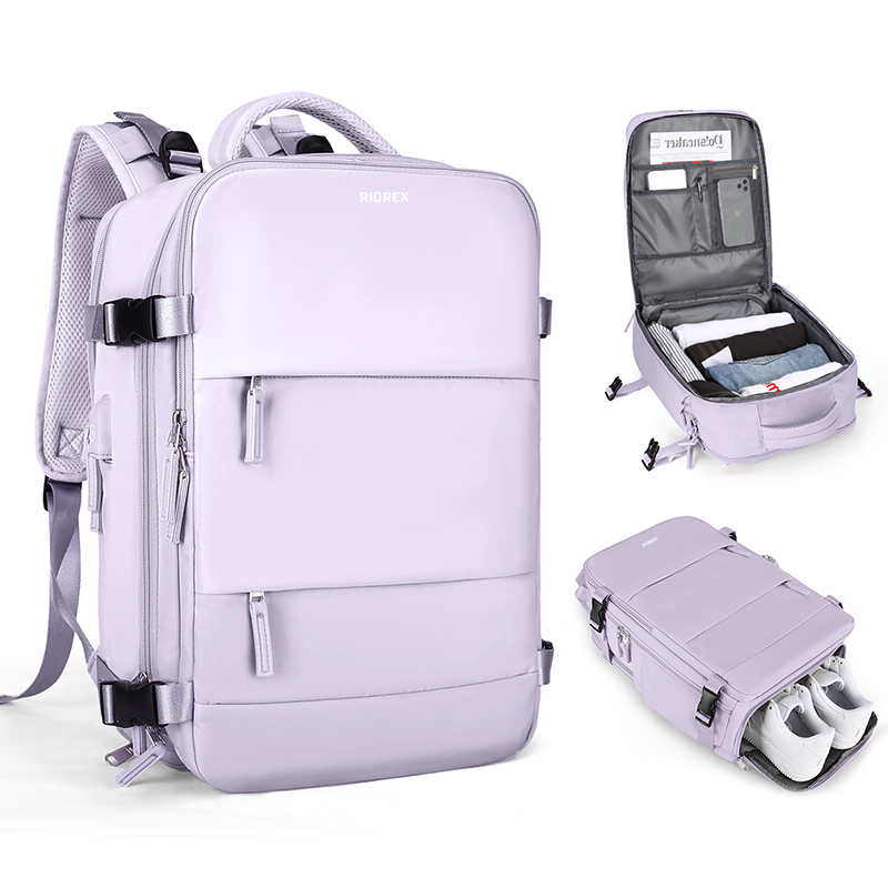 

RIOREX Тканевый рюкзак для ноутбука унисекс разноцветный, Light Purple