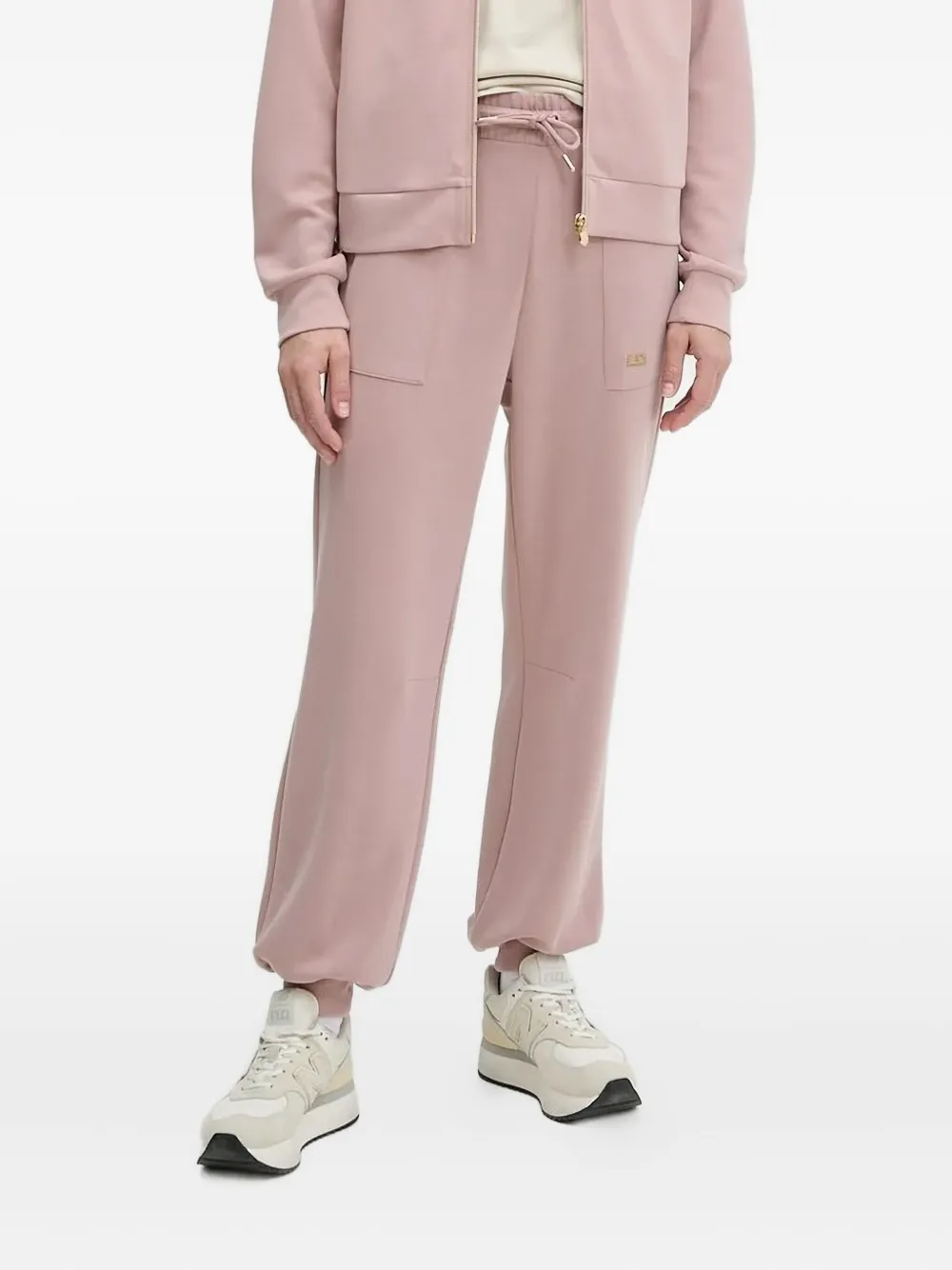 

Спортивные брюки с логотипом Ea7 Emporio Armani, розовый