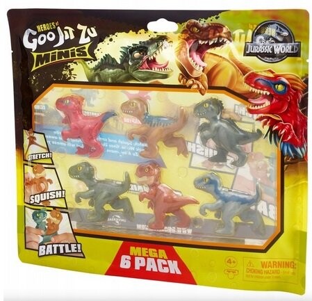 

Набор фигурок Heroes Of Goo Jit Zu Jurassic World S3 Minis Mega 6шт. 4+ Jurassic Park