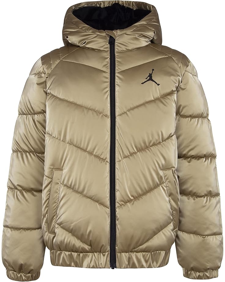 

Куртка Jordan Kids Shiny Chevron Quilting Jacket, цвет Metallic Gold